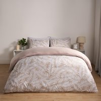 Tropical Leaf Duvet Cover Reversible Bedding Set King