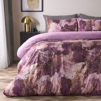 Marble Duvet Cover Set Quilt Bedding Reversible Double
