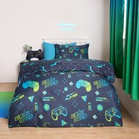 Gaming Duvet Cover Set Reversible Quilt Pillowcase Bedding Double
