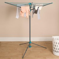 Rotary Airer 3 Arm Clothing Drying Rack Laundry Storage Space Saving Hanger Rail
