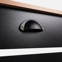 Wood Effect Radiator Cover Sideboard Shelf