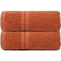 2 Pack 100% Cotton Bathroom Hand Towel Burnt