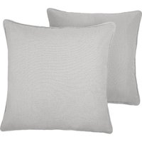2 Pack Woven Texture Cushion Covers Home Decor Set cm x 45 cm