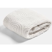 Tufted Arches Throw Teddy Fleece Blanket Winter Soft Warm Bedspread cm x 150 cm