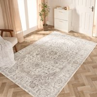 Vintage Print Washable Rug Non Slip Floor Carpet Mat Runners cm x 150 cm