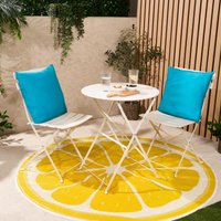 Set 2 Cushion Cover Water Resistant Outdoor cm x 45 cm