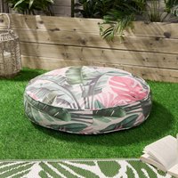Large Outdoor Cushion Round Decorative Floor Garden Water Resistant