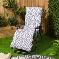 Gravity Chair Seat Cushion Filled Outdoor Garden Water Resistant