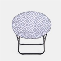 Moon Camping Chair Round Folding Outdoor Garden Seat Travel Picnic
