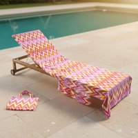 Beach Towel Bag Microfiber Quick Dry Absorbent Soft Large Travel Bath Burnt
