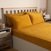 4 Pack Teddy Fleece Pillowcase Cover Bedding Set Thermal Bright Standard Pillow Case