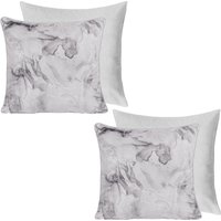 2 Pack Marble Matte Velvet Filled Cushion Covers cm x 45 cm