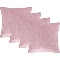 4 Pack Geo Matte Velvet Cushion Covers cm x 45 cm