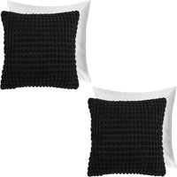 2 Pack Bobble Filled Cushion Covers Home Decor Set cm x 45 cm