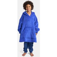Oversized Soft Sherpa Hoodie Blanket Wearable Throw Bright