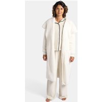 Waterfall Teddy Fleece Cardigan Open Front Wrap Longer Length