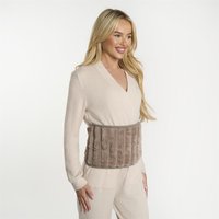 Ribbed Fleece Hot Water Bottle Belt Adjustable Heating Wrap Medium