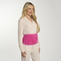 Ribbed Fleece Hot Water Bottle Belt Adjustable Heating Wrap Bright