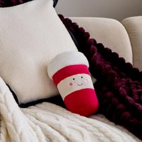 Coffee Cup Soft Plush Microwaveable Heat Pad