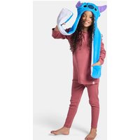 OHS Kids Stitch Soft Fleece Hooded Pocket Scarf in Blue
