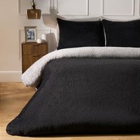 Reversible Teddy Duvet Cover Pillowcase King