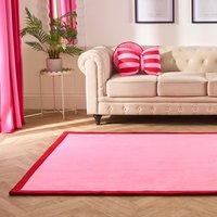 Contrast Border Non Slip Tufted Hallway Runner Rug Floor Carpet cm x 230 cm