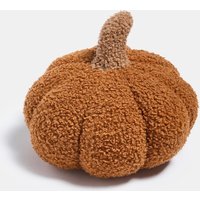 Halloween Pumpkin Boucle Decorative Weighted Door Stop Burnt