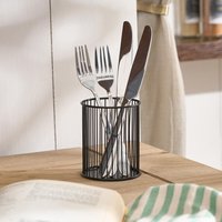 Cutlery Holder Wire Storage Kitchen Organiser Tidy Space Saving