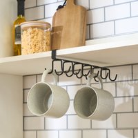 Under Shelf Mug Organiser Storage Hook Hanger Rack Hooks