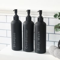 3 Pack Soap Dispensers Refillable Shampoo Pump Bottles