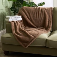 Large Teddy Fleece Throw Blanket Light cm × 200 cm