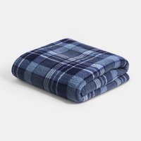 Winter Check Teddy Fleece Throw Super Soft Lightweight Blanket Mid cm × 200 cm