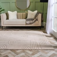 Tufted Arches Rug Soft Floor Carpet Non Slip Hallway Area Mat Light cm x 150 cm