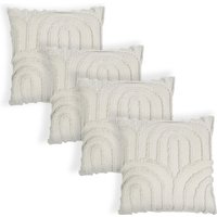 4 Pack Tufted Arch Cushion Cover cm x 45 cm