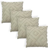 4 Pack Tufted Arch Cushion Cover cm x 45 cm