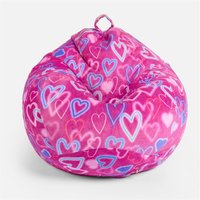 Playing Bean Bag Chair Filled Printed Gaming Seat