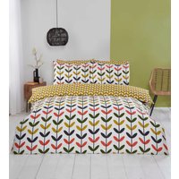 Jules Microfiber Polyester Reversible Duvet Cover Set Pillowcase Single