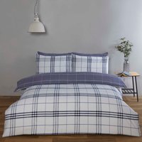 Harris Check Polyester Duvet Cover Set Pillowcase Single