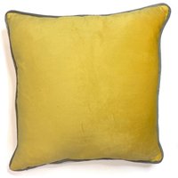 Piped Velvet Polyester Cushion Cover cm x 43 cm