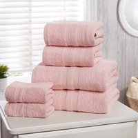 Rapport Home Camden Pure Cotton Towels in Dusty Pink