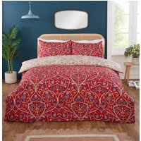 Harrow Microfibre Floral Reversible Duvet Cover Set Pillowcase Double