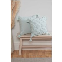Juniper Tufted Cotton Cushion Cover cm x 43 cm