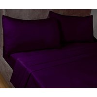 SleepND Percale Flat Sheet Single