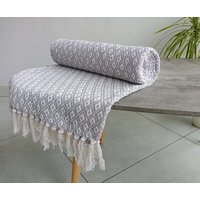 Eden Geometric Cotton Throw cm x 250 cm