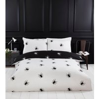 Spider Microfibre Reversible Duvet Set Pillowcase Double