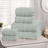 Camden Pure Cotton 6 Piece Towel Bale Duck Egg