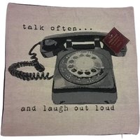 Rapport Home Typewriter Cushion Cover (43x43 cm) | Size: 43 cm x 43 cm