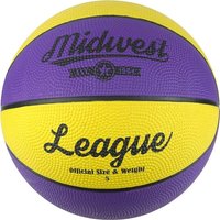 Midwest Mid West Usa Basketball Yellow & Purple
