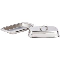 Stainless Steel Covered Butter Dish