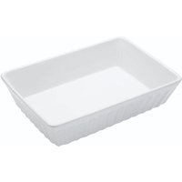 KitchenCraft Italian Medium Lasagne / Baking Dish in White